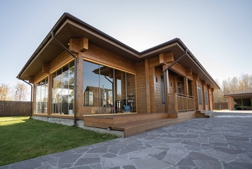 Дом Нерль с баней из клееного бруса