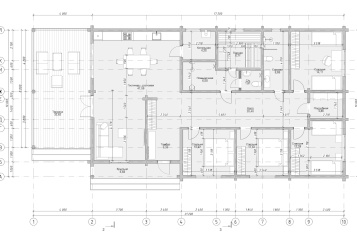 Изображение Дом Нерль с баней из клееного бруса 188м² 15