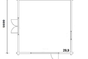 Изображение Гриль домик из клееного бруса 28,2м² 11